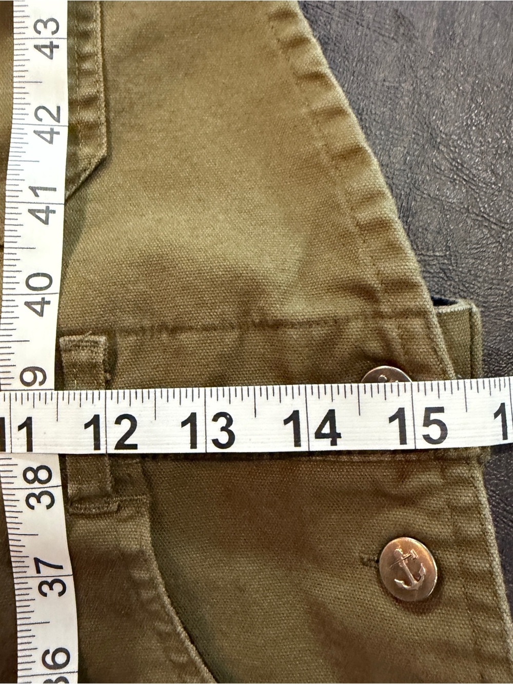 Flog nor Fail Montana Men's Overalls in Brown Sz M - Picture 7 of 14